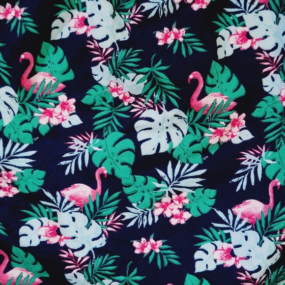 Janie and Jack Button-up Tropical Hawaii Print Shirt - Picture 4 of 7